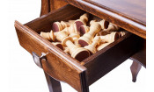 Стол ломберный шахматный Классический, 2 табурета, Ustyan